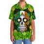 Skull Irish St.Patrick Day Hawaiian Shirt