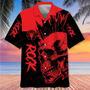 Skull Punk Rock Hawaiian Shirt