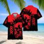 Skull Punk Rock Hawaiian Shirt