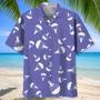 skydiving purple hawaiian shirt