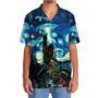 Starry Night Alien Bigfoot Rock&Roll Hawaiian Shirt