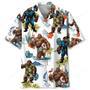 Summer Bigfoot Hawaiian Shirt