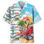 Summer Vacation Flamingo Hawaiian Shirt