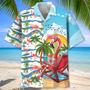 Summer Vacation Flamingo Hawaiian Shirt