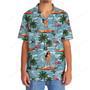 Surfing Aloha Girl Hawaiian Shirt