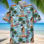 Surfing Aloha Girl Hawaiian Shirt