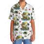 Teacher Tropical Dinosaur Hawaiian Shirt