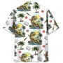 Teacher Tropical Dinosaur Hawaiian Shirt