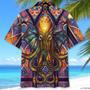 Temple Of Octopus Art Hawaiian Shirt