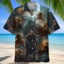 The Monster And Viking Warrior Hawaiian Shirt