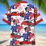 Tow Truck Happy July Hawaiian Shirt