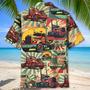 Tow Truck Retro Hawaiian Shirt