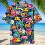 Tropical Camping Color Hawaiian Shirt