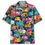 Tropical Camping Color Hawaiian Shirt