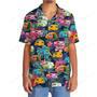 Tropical Camping Color Hawaiian Shirt