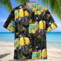 Tropical Concrete Mixer Truck Hawaiian Shirt