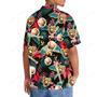 Tropical Flowers With Baseball Gloves Hawaiian Shirt