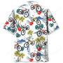 Tropical Mountain Bike Hawaiian Shirt Men