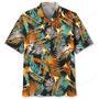 Tropical Orange Trumpet Hawaiian Shirt