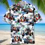 Tropical Quarter Midget Race Car Hawaiian Shirt