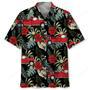 Tropical Red Tow Truck Hawaiian Shirt