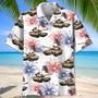 Tropical USA Tank Veteran Hawaiian Shirt