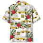 Tropical Yellow Taxi Car Hawaiian Shirt