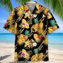 Trumpet Yellow Tropical Hawaiian Shirt