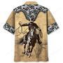 Vintage Cowboy Hawaiian Shirt