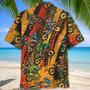 Vintage Dirt Bike Racing Funny Art Hawaiian Shirt