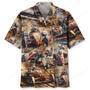 Vintage Dirt Track Racing Sprint Car Hawaiian Shirt