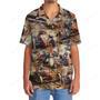 Vintage Dirt Track Racing Sprint Car Hawaiian Shirt