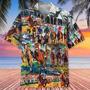 Vintage Horse Racing Art Hawaiian Shirt