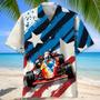 Vintage Quarter Midget Race Car Hawaiian Shirt