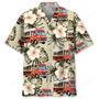 Vintage Street Red Food Truck Hawaiian Shirt