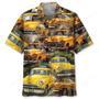 Vintage Yellow Taxi Hawaiian Shirt