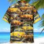 Vintage Yellow Taxi Hawaiian Shirt