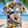 Vinyl Record Abstract Hawaiian Shirt