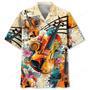 Violin Vintage Hawaiian Shirt