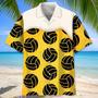 volleyball beer hawaiian shirt