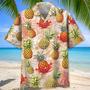 Water Color Pineapple Hawaiian Shirt Men