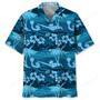 Water Polo Tropical Hibiscus Hawaiian Shirt