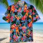 Weight Lifting Tropical Hawaiian Shirt