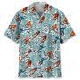 Winter Skiing Hawaiian Shirt Men