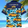 Yellow Taxi Driver Hawaiian Shirt