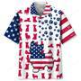 yorkie usa flag hawaiian shirt