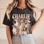 Custom Bootleg Vintage Dog Shirt for Men Women Custom Face Rap Tee