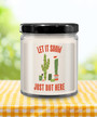 Christmas Cactus, New Mexico Gifts, Arizona Gifts, Cactus Lover Gift, 9 Oz. Vanilla Scented Soy Wax Cactus Candle