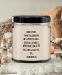 Dear Stepdad, Thank You For Being My Dad. If I Had A Different Stepdad, I Would Punch Him In The Face And Go Find You. Love, Your Favorite Candle 9 Oz Vanilla Scented Soy Wax Blend Candles Funny Gift
