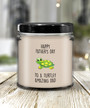 Happy Father's Day To A Turtley Amazing Dad Candle 9 Oz Vanilla Scented Soy Wax Blend Candles Funny Gift